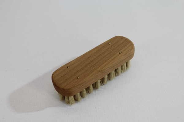 Handbürste 12 cm, geölt / Kalkutta hell